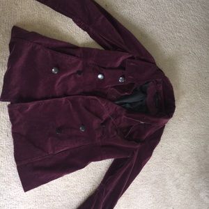 Used purple Ck coat for women